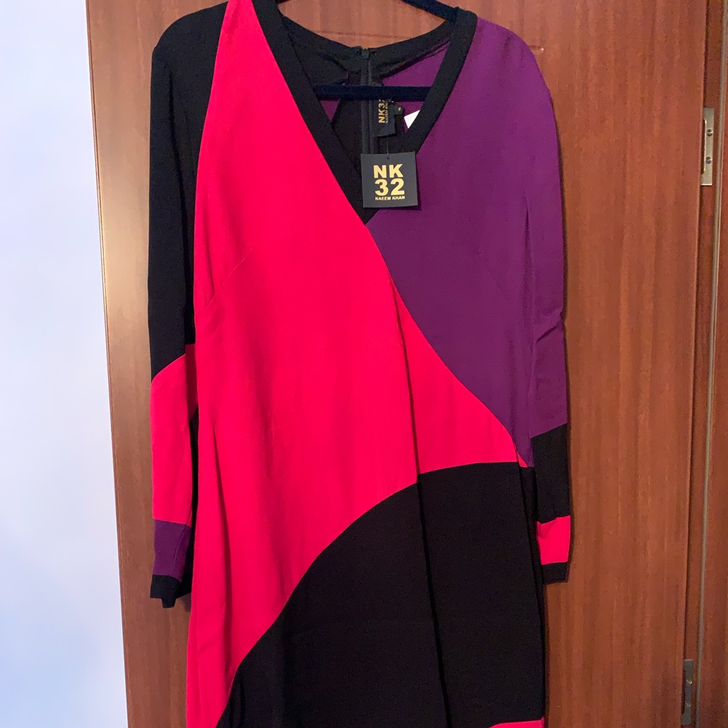 Women Dress, Size L, Multicolored, New With Tag